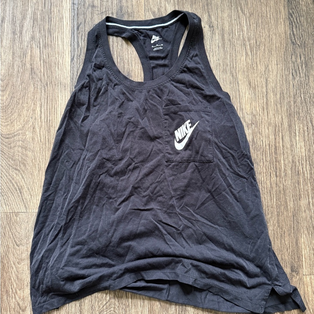 Nike Women's Black Racerback Tank Top